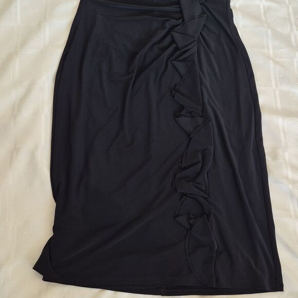 Ralph Lauren Black Ruffled Dress - Picture 12 of 16